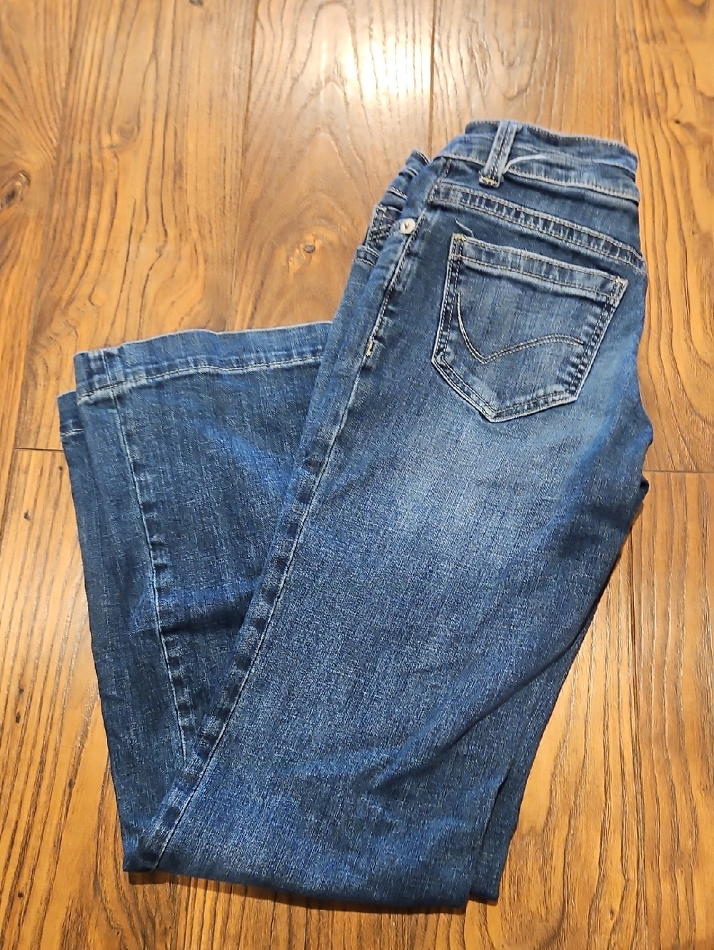 Stetson Women's Trouser Jeans in Mid Blue Denim